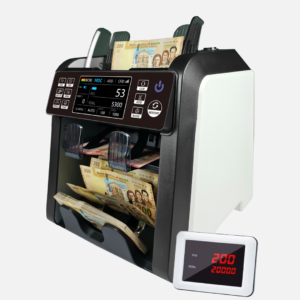 Contador de billetes multidivisas de doble bandeja - Tecnología 2 CI